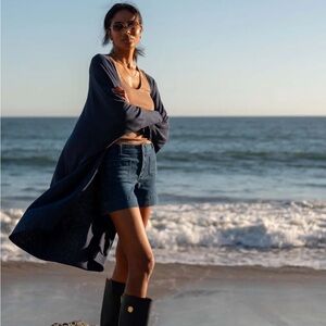 MER/SEA Chelsea Cardigan Chambray One Size